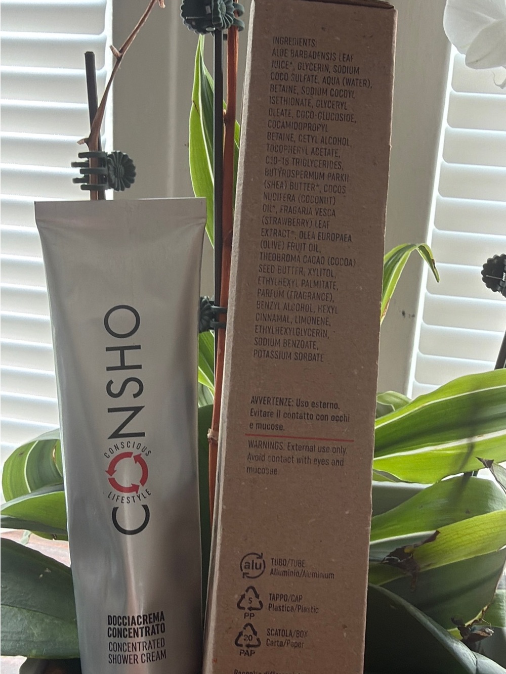 Conshō Concentrated Shower Cream – Silver